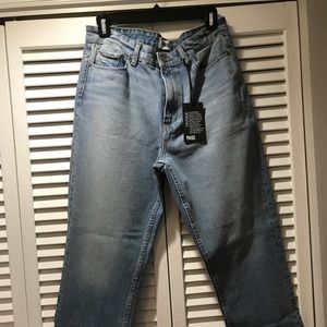 Paige High Rise Sarah Straight Leg Jeans Size 30